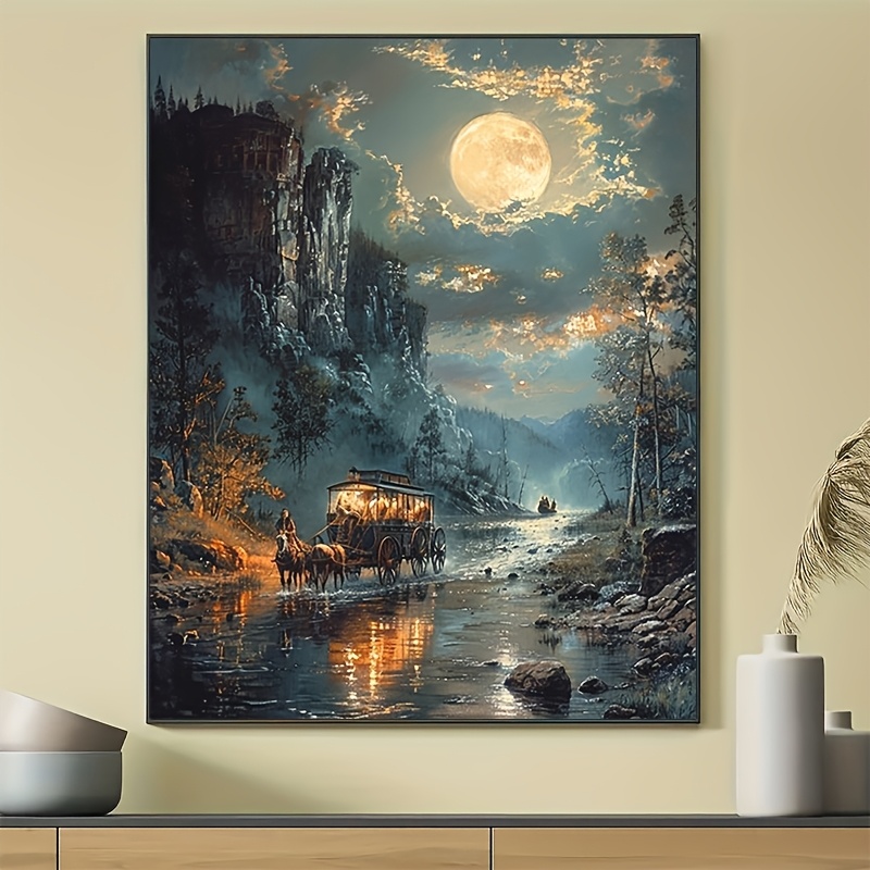 Home Decor Under 500 - 500/1000/1200/2000PCS Puzzles for Adults The Carriage