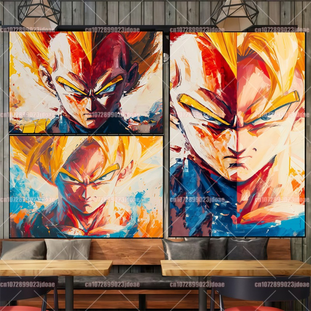 Home Decor Tv - Dragon Ball Anime Wall Art -