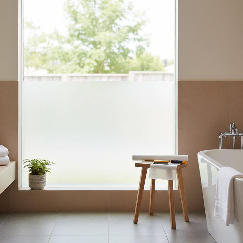 Home Decor Mirror - Frosted Window Cover 23.6 in x
