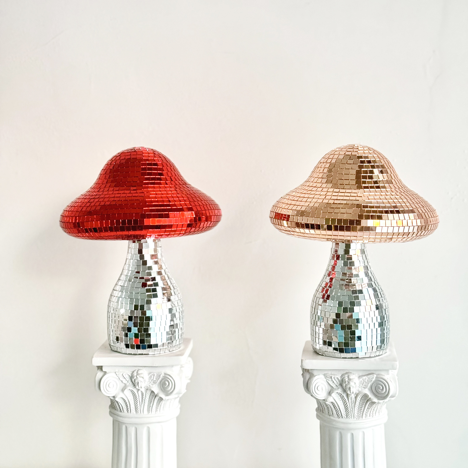 Home Decor Bali - Dreamy Disco Mushroom Handmade Ornament Reflective