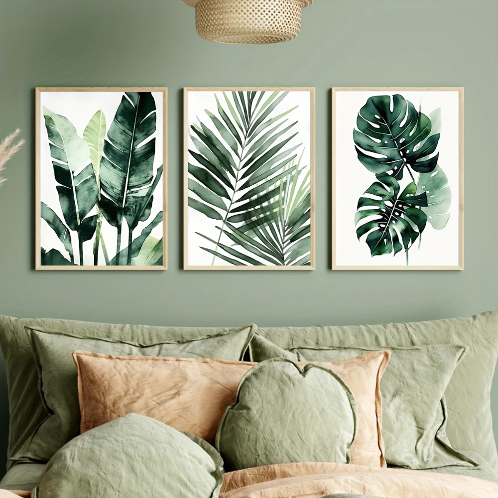 Home Decor Mirror - 3pcs frameless canvas painting 3 Posters,Featuring