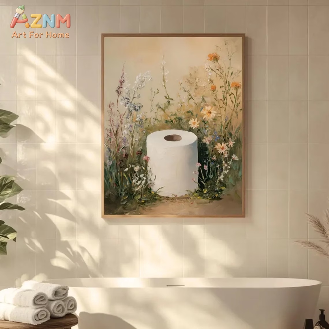Home Decor Unique Items - Modern,Retro Plant And Flower Scroll Wall