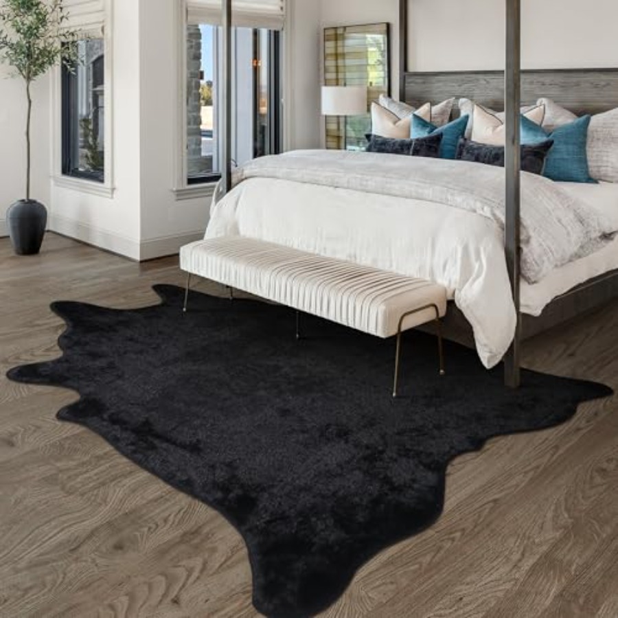 Cowhide Rug Faux - Faux Fur Cowhide Rug Cow Hide