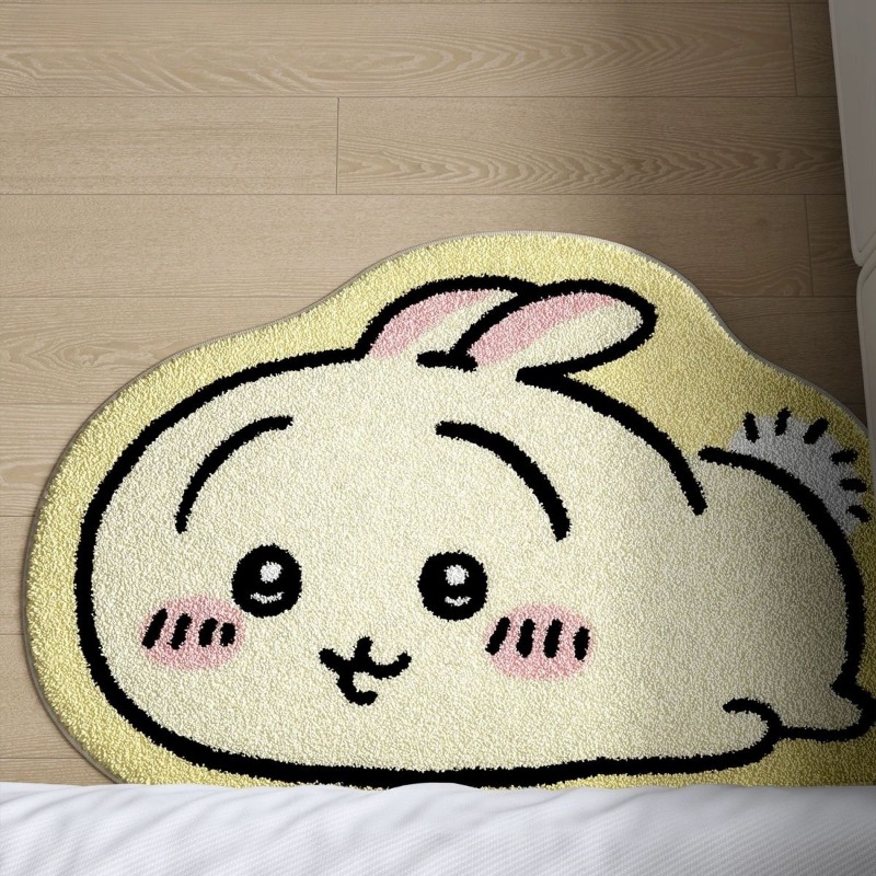 Decorative Throw Pillow - Chiikawa Cartoon Rug Anime Hachiware Usagi