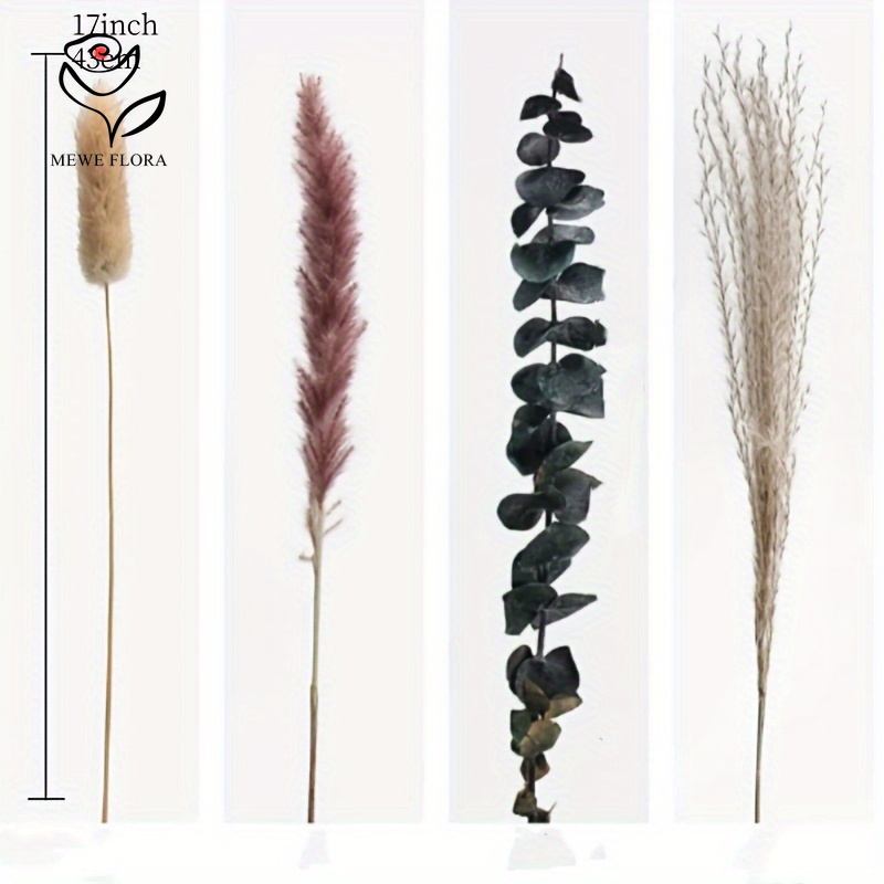 Dried Flower Bouquet - 55PCS Elegant Pampas Dried Flower Bunny