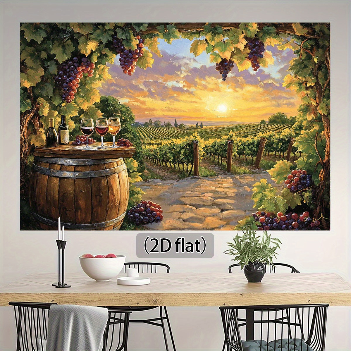 Home Decor Under 500 - 500/1000/1200/2000PCS Puzzle The Vineyard Under The