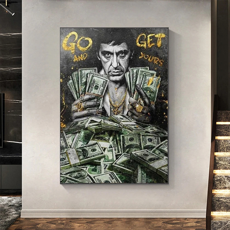 Home Decor Versace - Scarface Tony Montana Series Motivational Quote