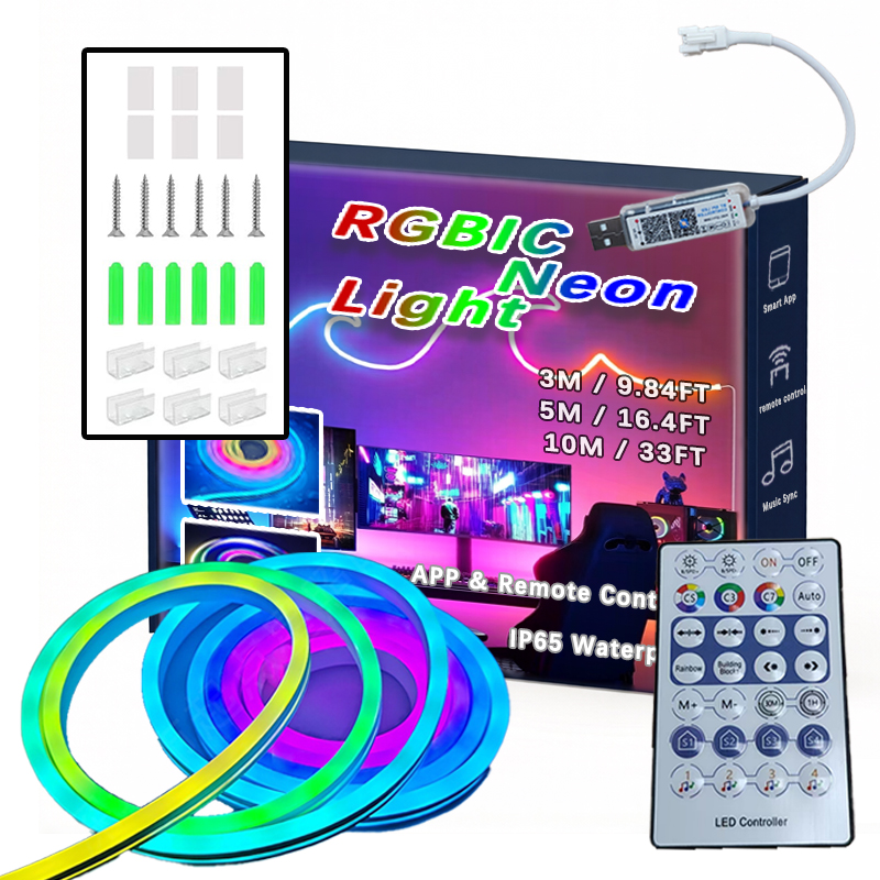 Home Decor App Free - 5V USB RGBIC LED Neon Rope