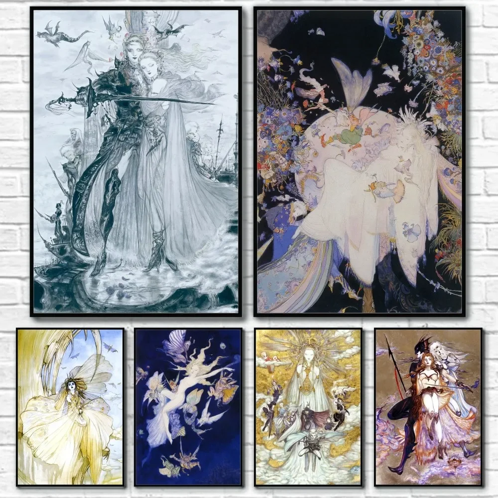 Home Decor Unique Items - Yoshitaka Amano Final Fantasy Game Luxury