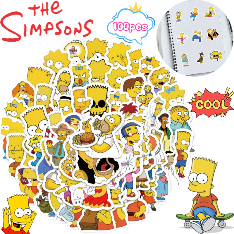 Home Decor Tv - The Simpsons Homer Marge Bart 100