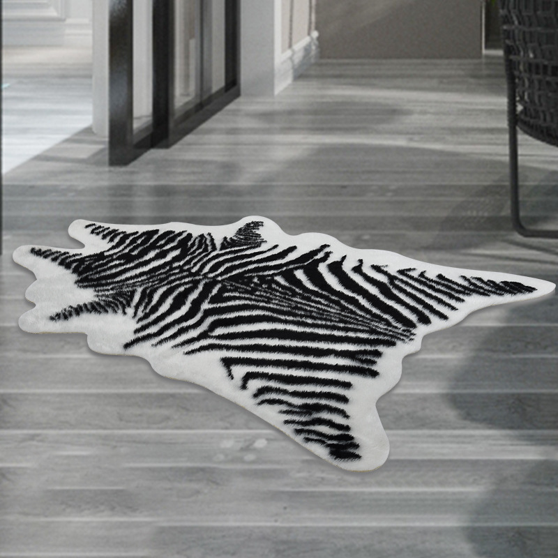 Cowhide Rug Faux - Large Size Soft Faux Fur Leather