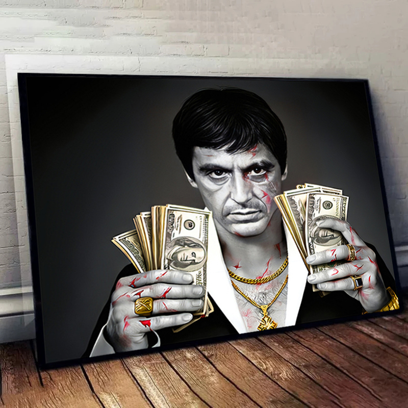 Home Decor Versace - Modern Gangster Movie Scarface Posters Prints