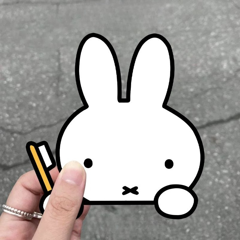 Miffy Rabbit Car Sticker Creat - đánh giá và giá Home Decor Tv