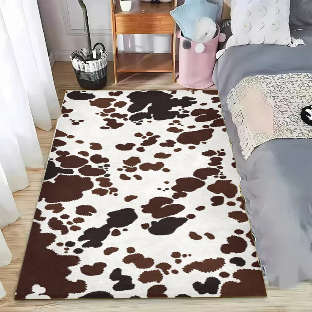 Faux Cowhide Pattern Area Rug  - đánh giá và giá Cowhide Rug Faux