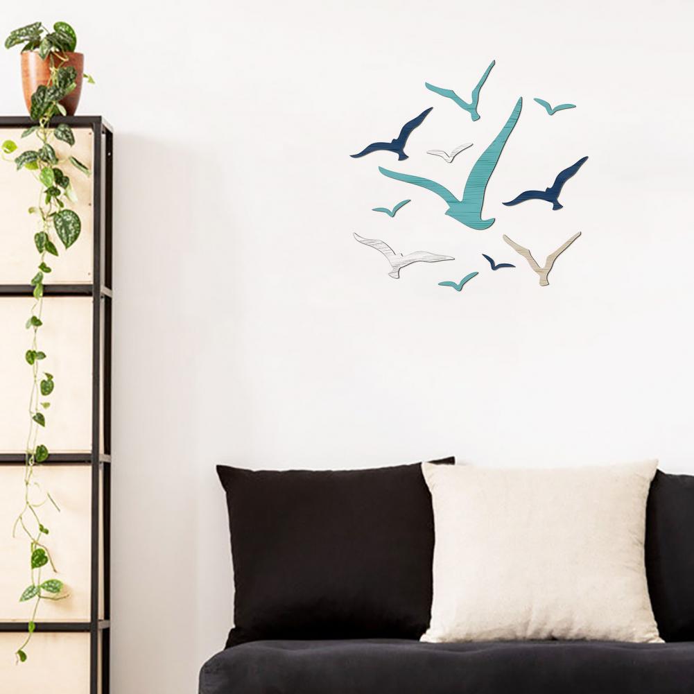 11 Pcs Seagull Wall Art Handma - đánh giá và giá Home Decor Nautical