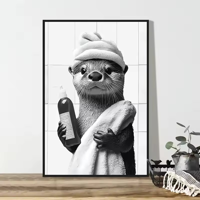 Animal Bathroom Toilet Paper C - đánh giá và giá Home Decor Wallpaper