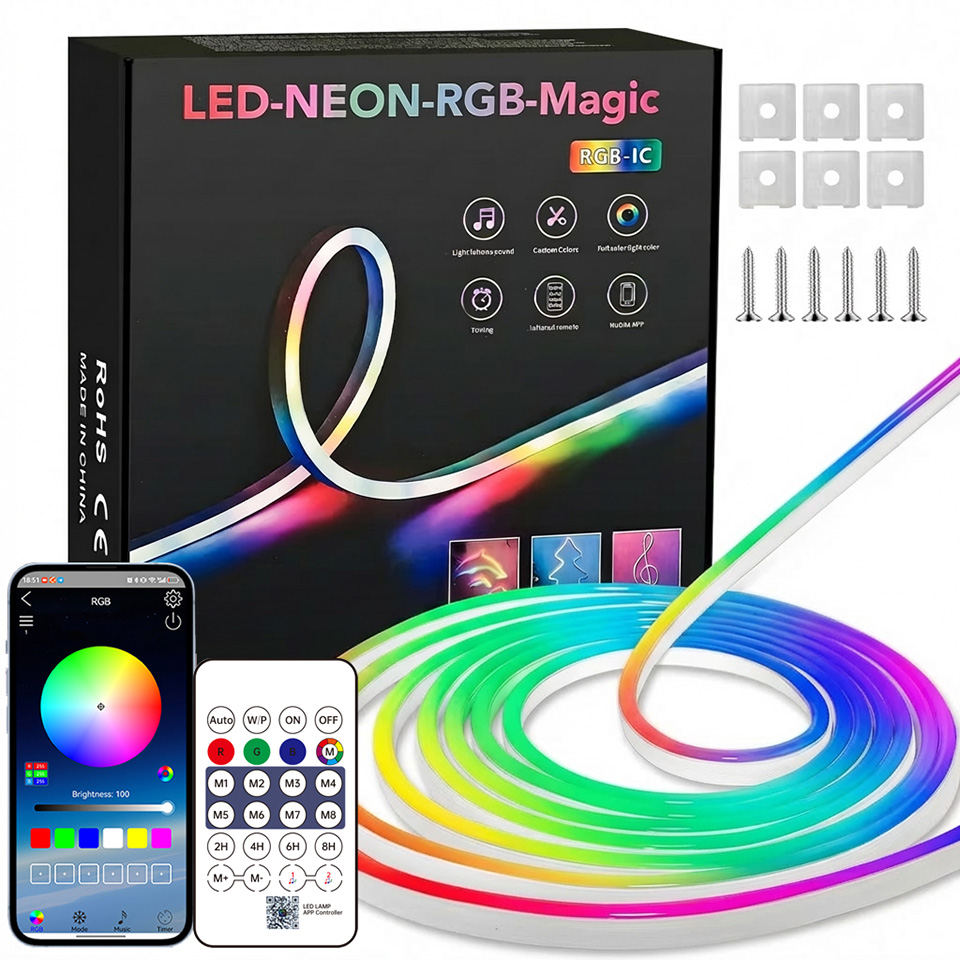 Bluetooth RGB Neon LED Strip 1 - đánh giá và giá Home Decor App Free