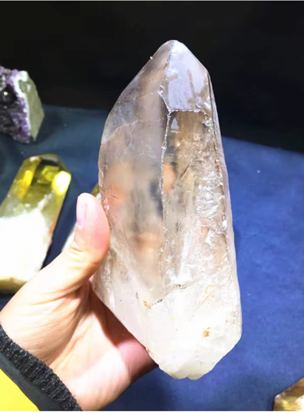 Natural Quartz Crystal Topaz,  - đánh giá và giá Home Decor Modern Organic