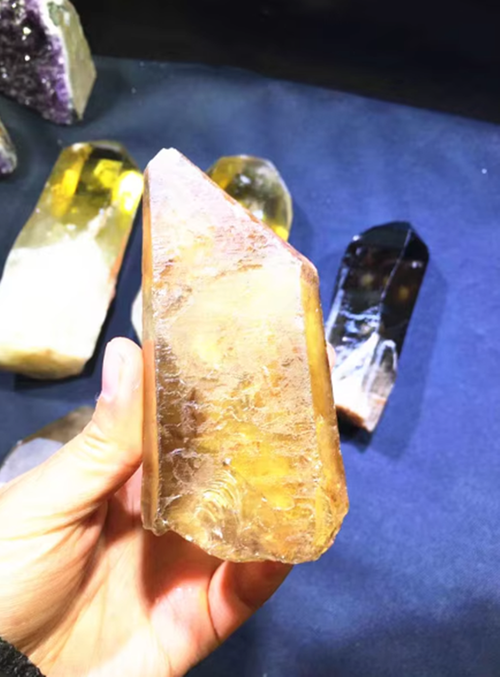 Natural Quartz Crystal Topaz,  - đánh giá và giá Home Decor Modern Organic