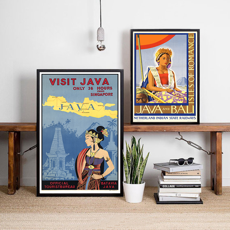 Bali Java Vintage Travel Poste - đánh giá và giá Home Decor Bali