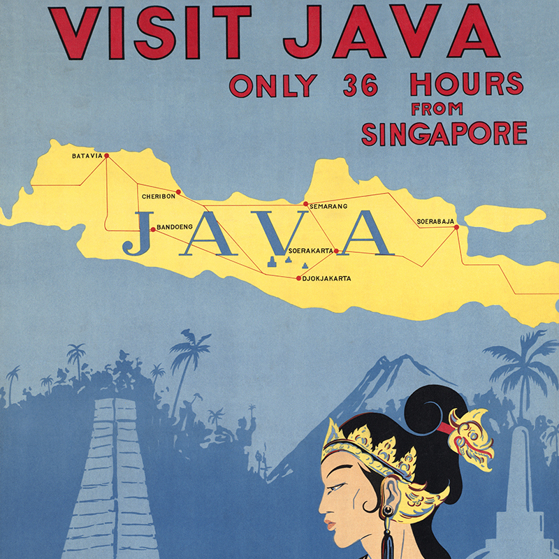 Bali Java Vintage Travel Poste - đánh giá và giá Home Decor Bali