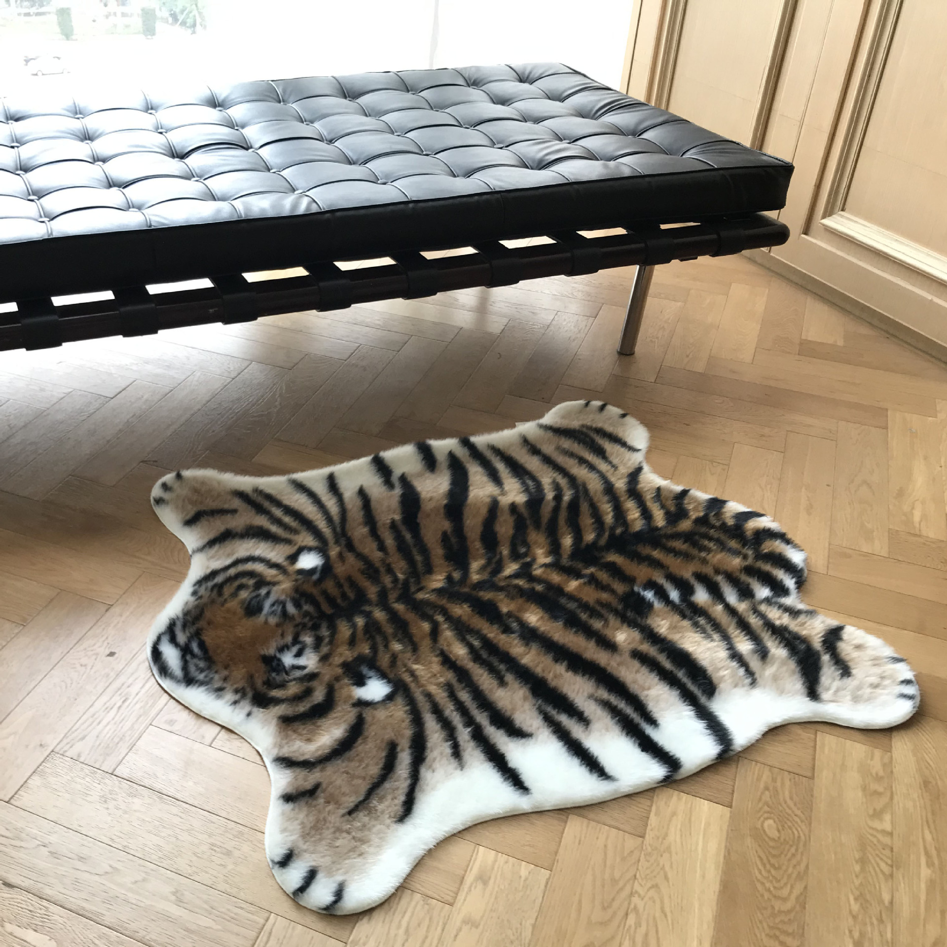 New Tiger Printed Rug  Cowhide - đánh giá và giá Cowhide Rug Faux