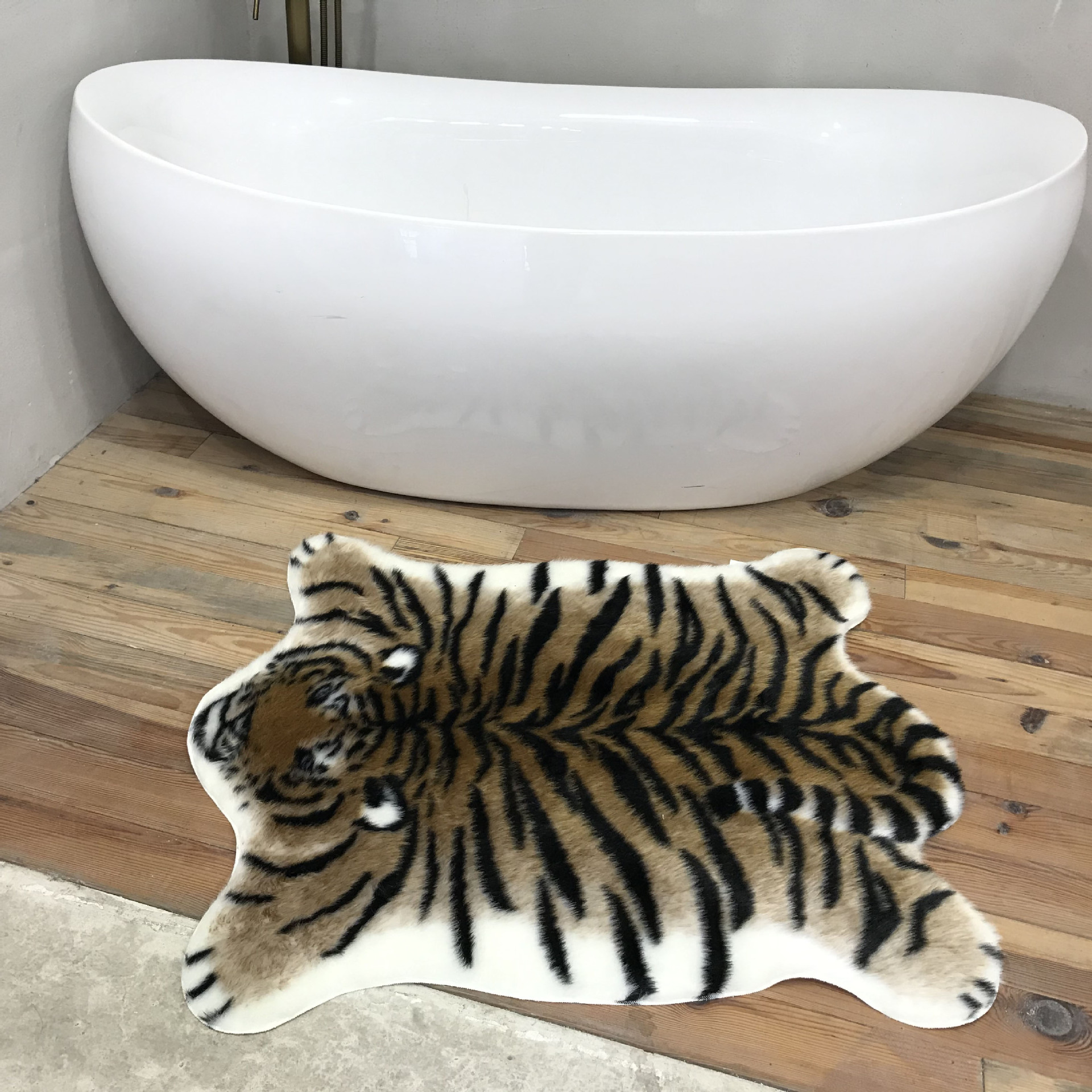 New Tiger Printed Rug  Cowhide - đánh giá và giá Cowhide Rug Faux