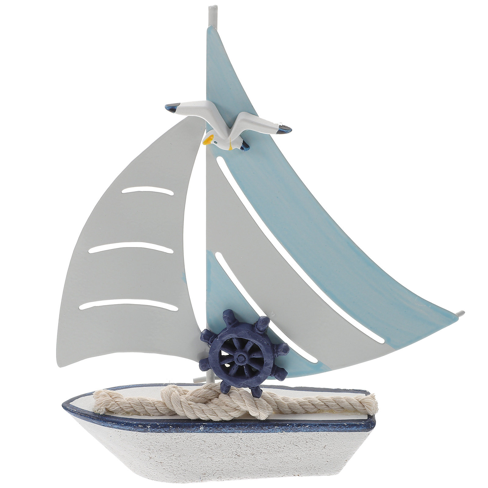 Sailing Ship Ornament Wooden S - đánh giá và giá Home Decor Nautical
