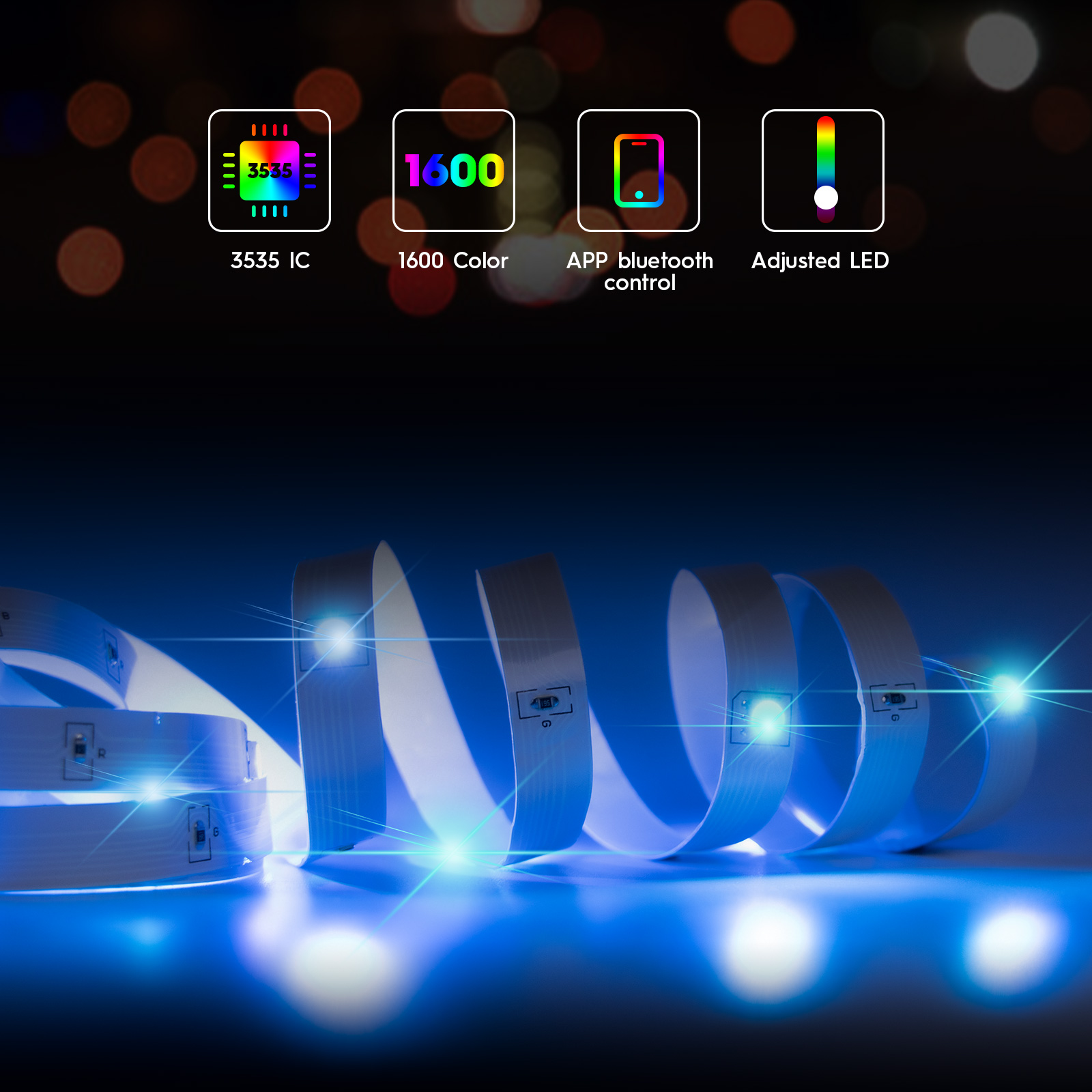 40M 5V USB RGB Led Strip TV Ba - đánh giá và giá Home Decor App Free
