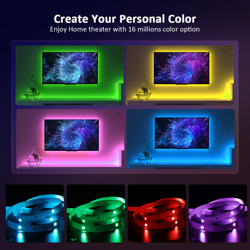 40M 5V USB RGB Led Strip TV Ba - đánh giá và giá Home Decor App Free