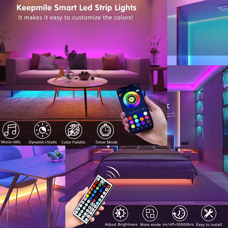 1-20m RGB LED Strip Lights 5V  - đánh giá và giá Home Decor App Free
