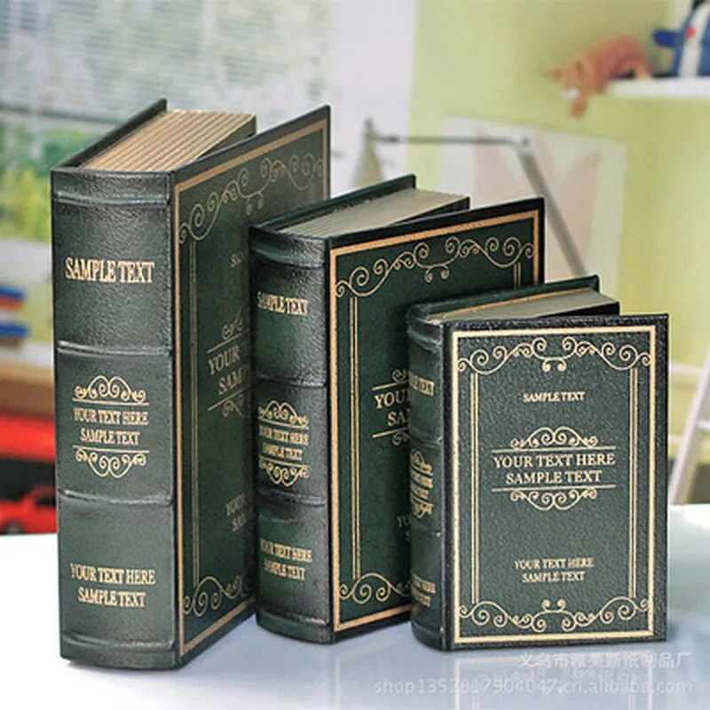 3PCS Fake Books Decoration Woo - đánh giá và giá Home Decor Modern Organic