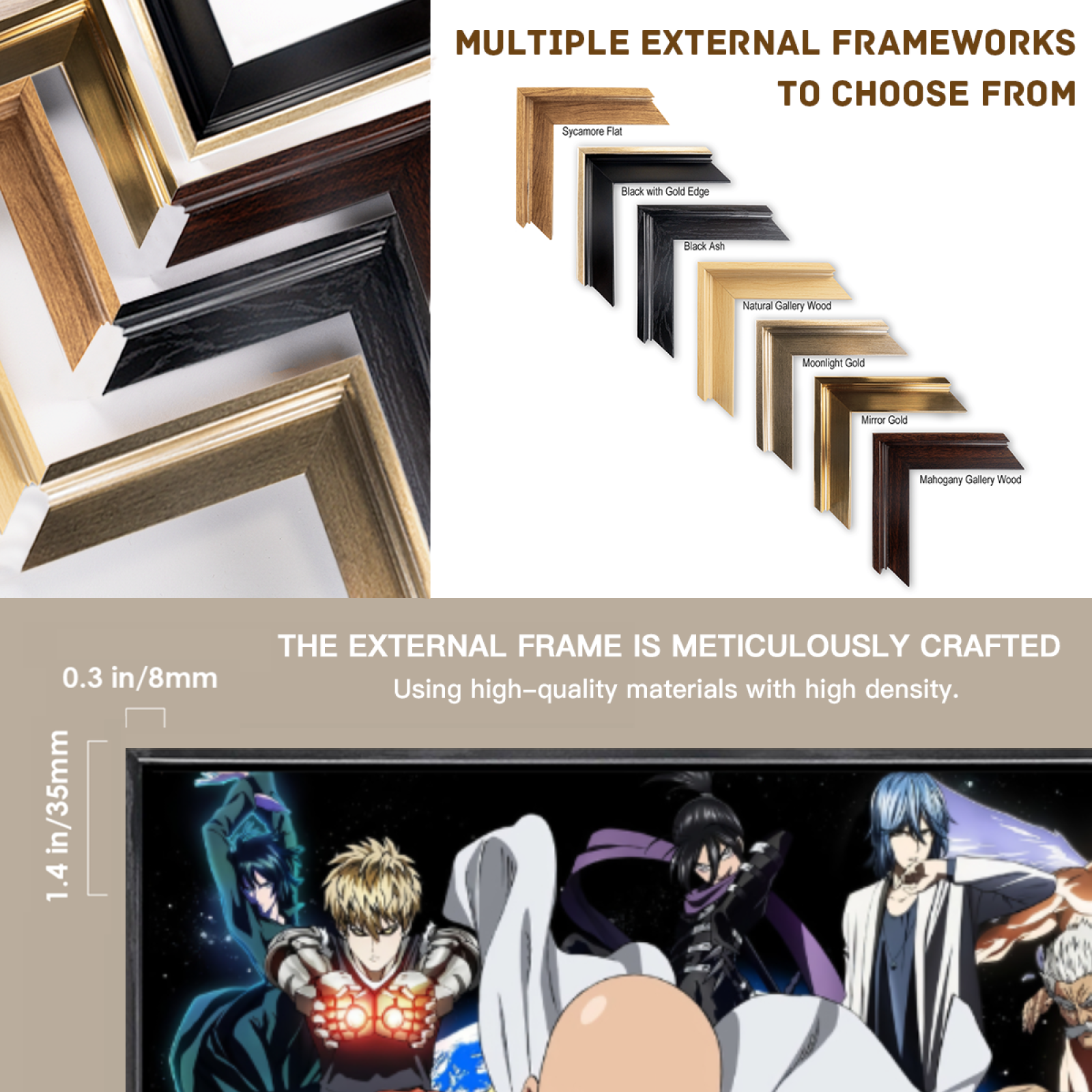 Japanese Manga Multi-Size Canv - đánh giá và giá Home Decor Mirror