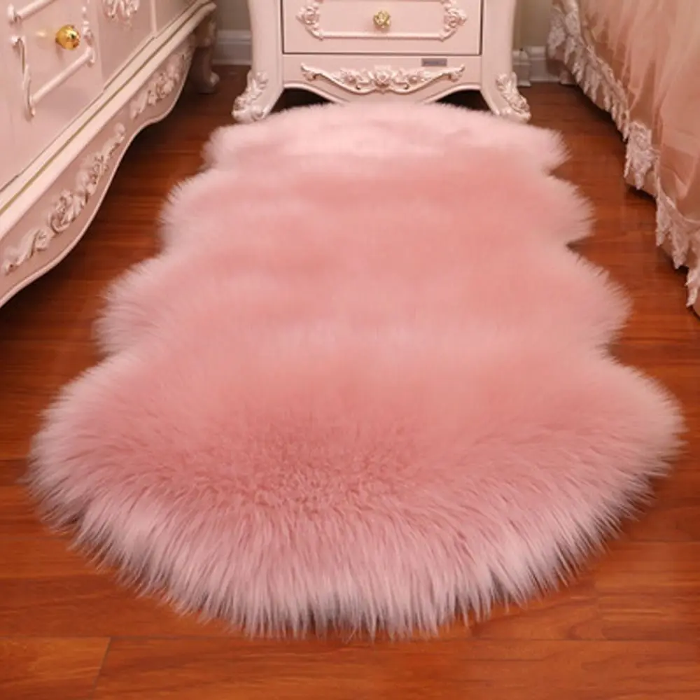 Artificial Sheepskin Long Hair - đánh giá và giá Cowhide Rug Faux