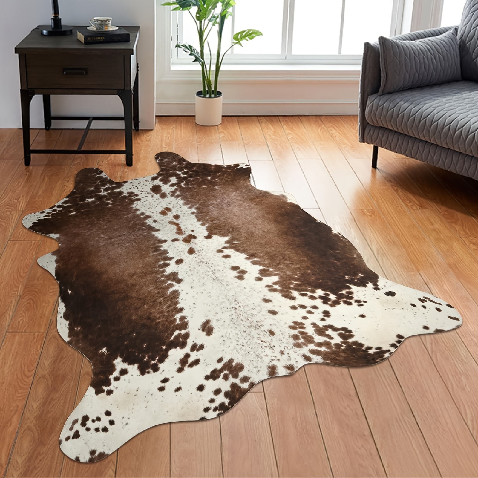 Imitation Cowhide Rug, 6.2 X 5 - đánh giá và giá Cowhide Rug Faux
