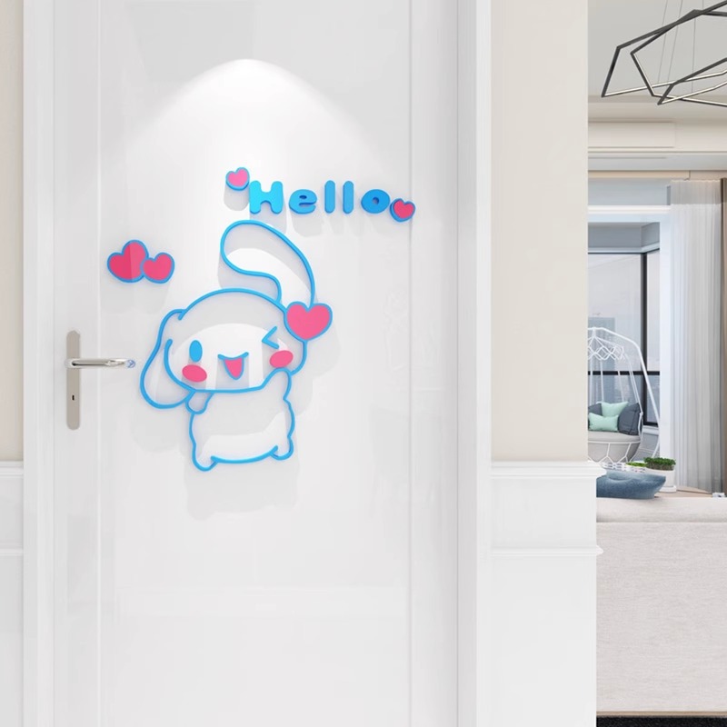 Sanrio Cinnamoroll 3D acrylic  - đánh giá và giá Home Decor Wallpaper