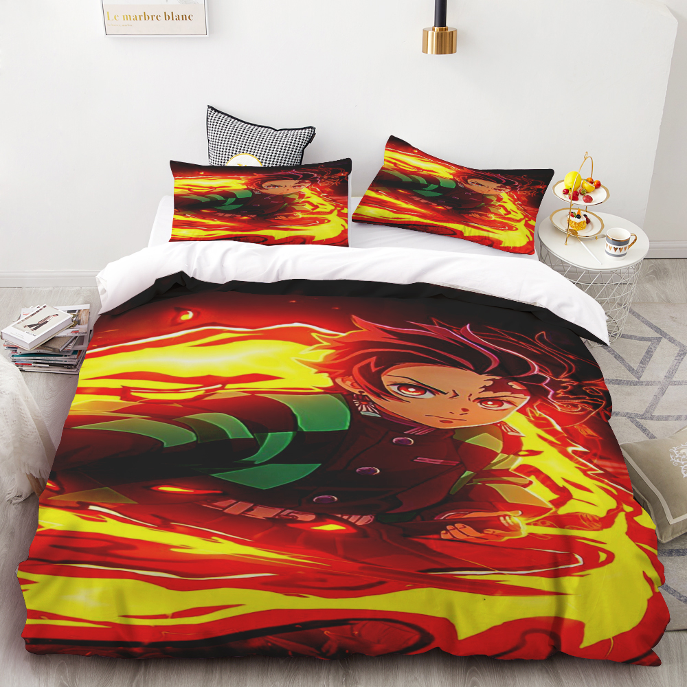 Duvet Cover Demon Slayer Kimet - đánh giá và giá Home Decor Tv