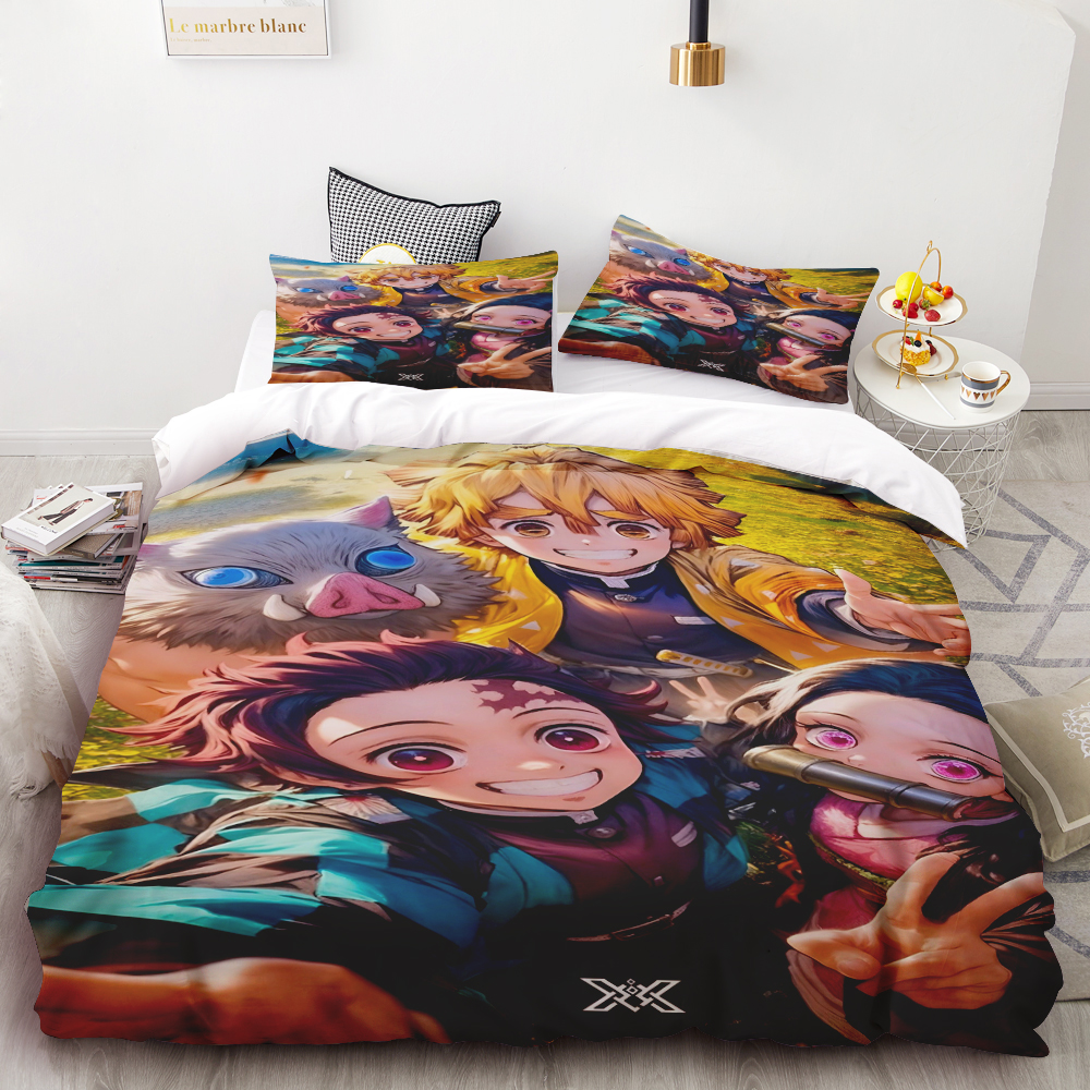 Duvet Cover Demon Slayer Kimet - đánh giá và giá Home Decor Tv