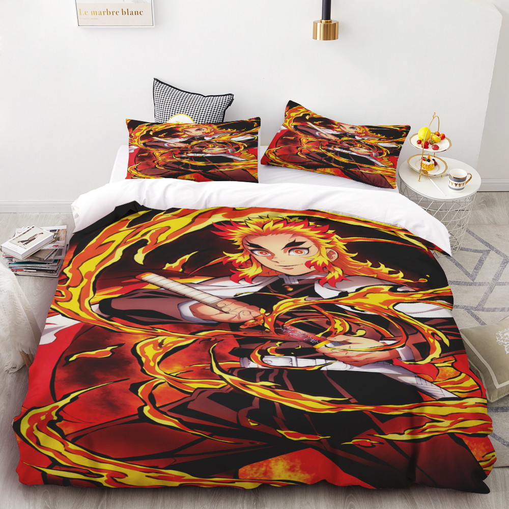Duvet Cover Demon Slayer Kimet - đánh giá và giá Home Decor Tv