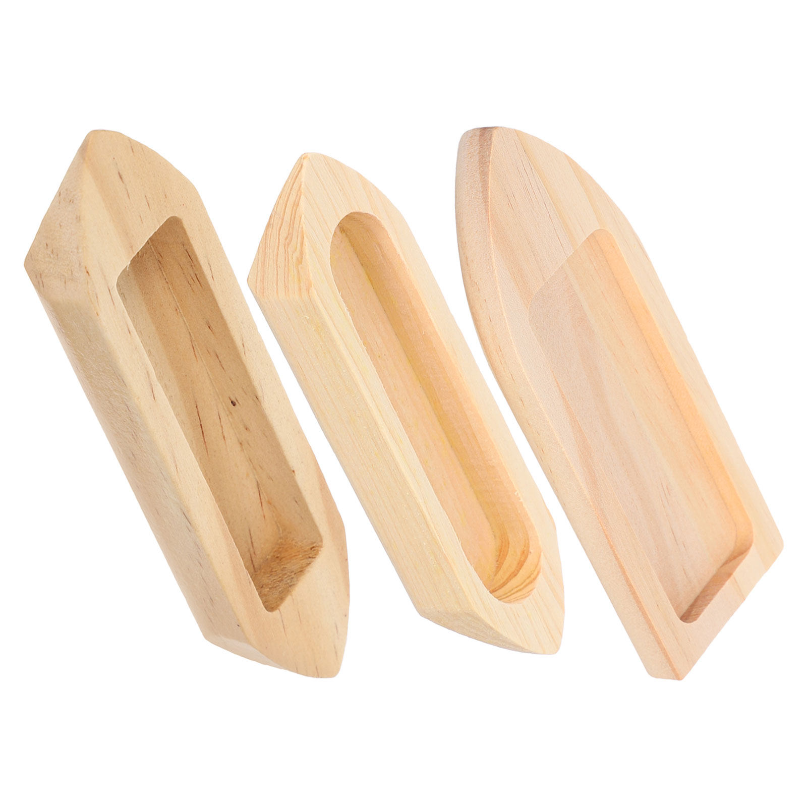 3Pcs Mini Wooden Canoe Unfinis - đánh giá và giá Home Decor Nautical