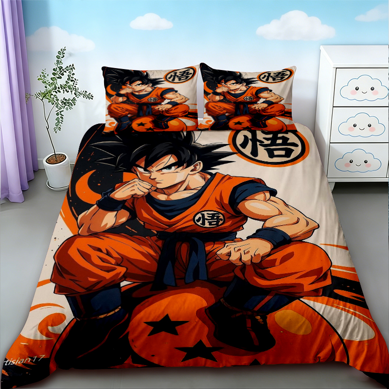 Teens Goku Duvet Cover Dragon  - đánh giá và giá Home Decor Tv