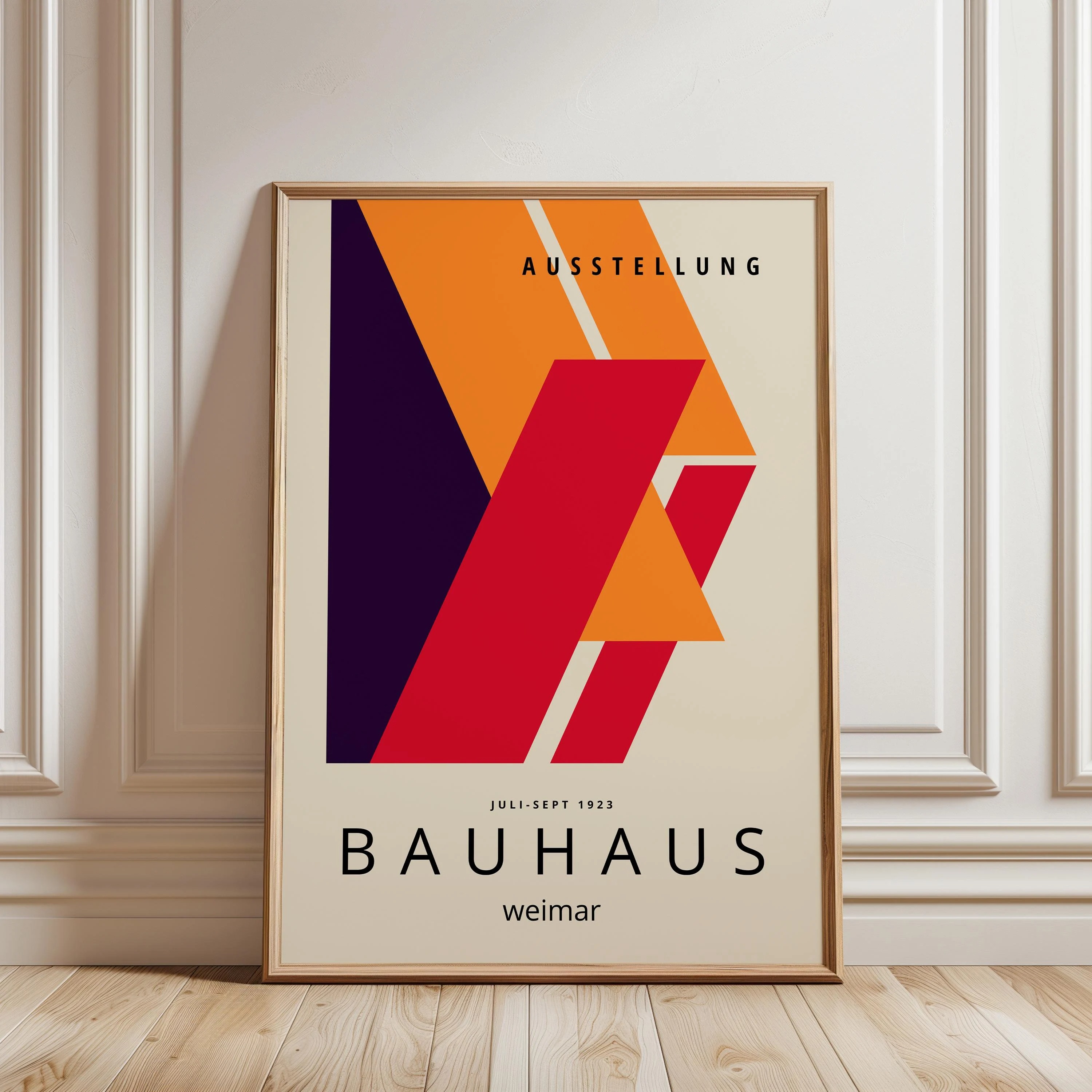 Retro Color Bauhaus Canvas Pri - đánh giá và giá Home Decor Minimal