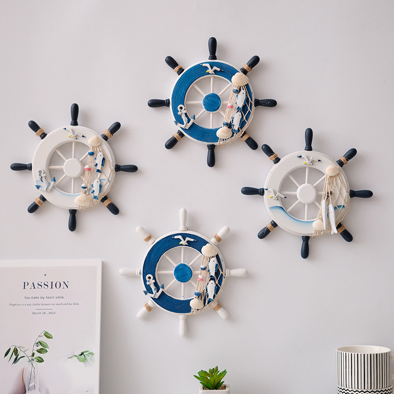 Mediterranean Style Wooden Shi - đánh giá và giá Home Decor Nautical
