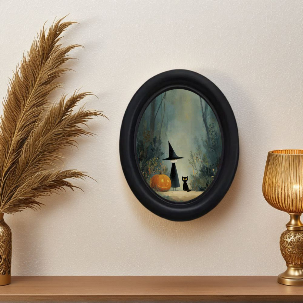 A 3D Vintage Halloween Witch a - đánh giá và giá Home Decor Wallpaper