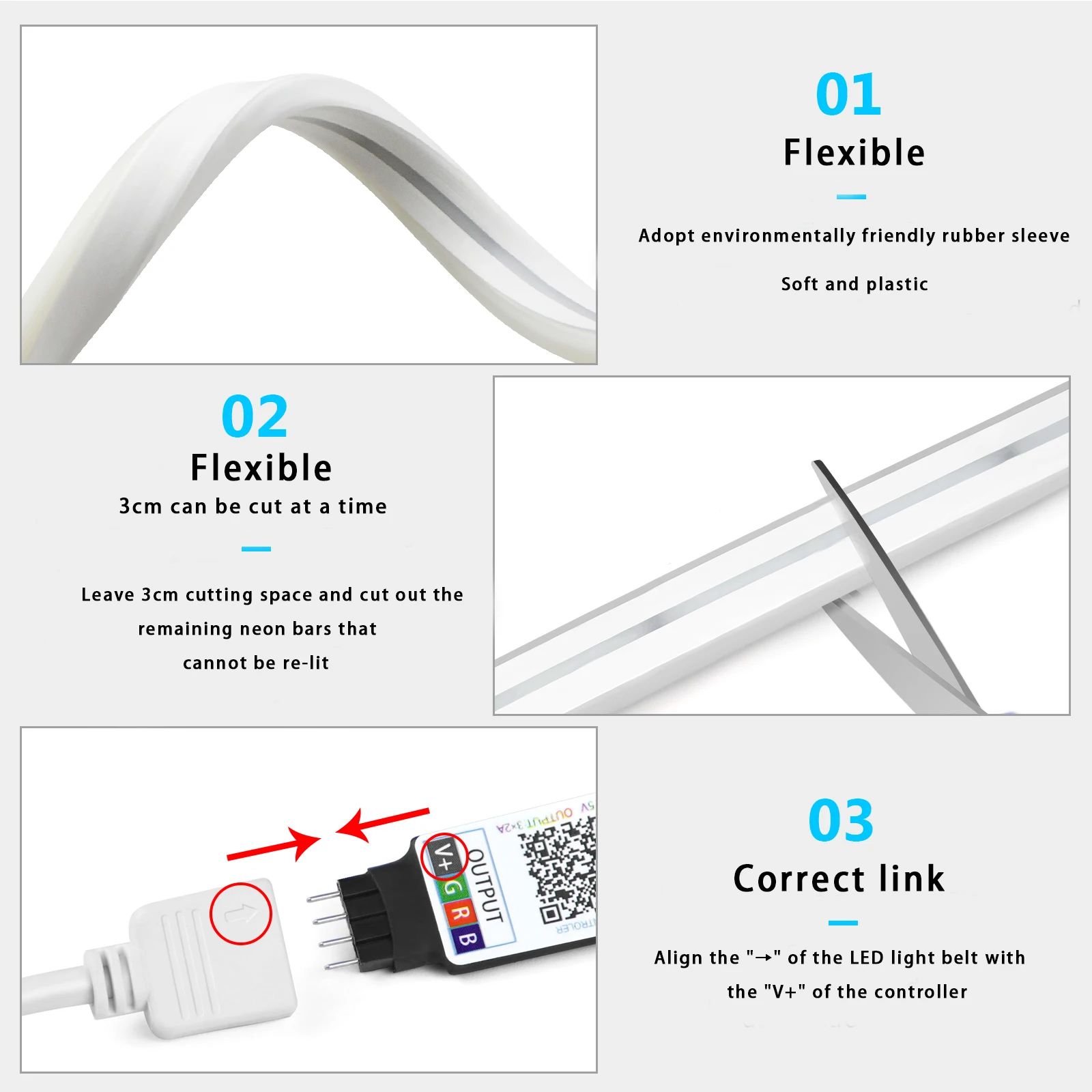5V USB RGB Neon LED Strip Ligh - đánh giá và giá Home Decor App Free