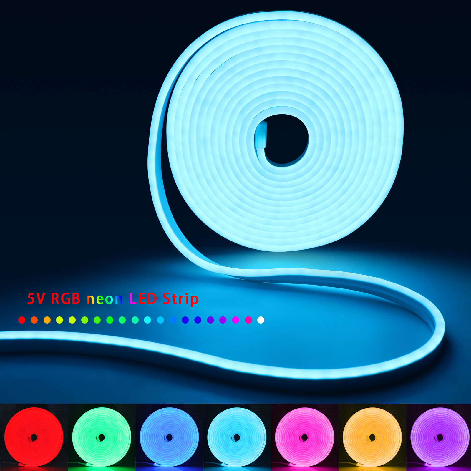 5V USB RGB Neon LED Strip Ligh - đánh giá và giá Home Decor App Free
