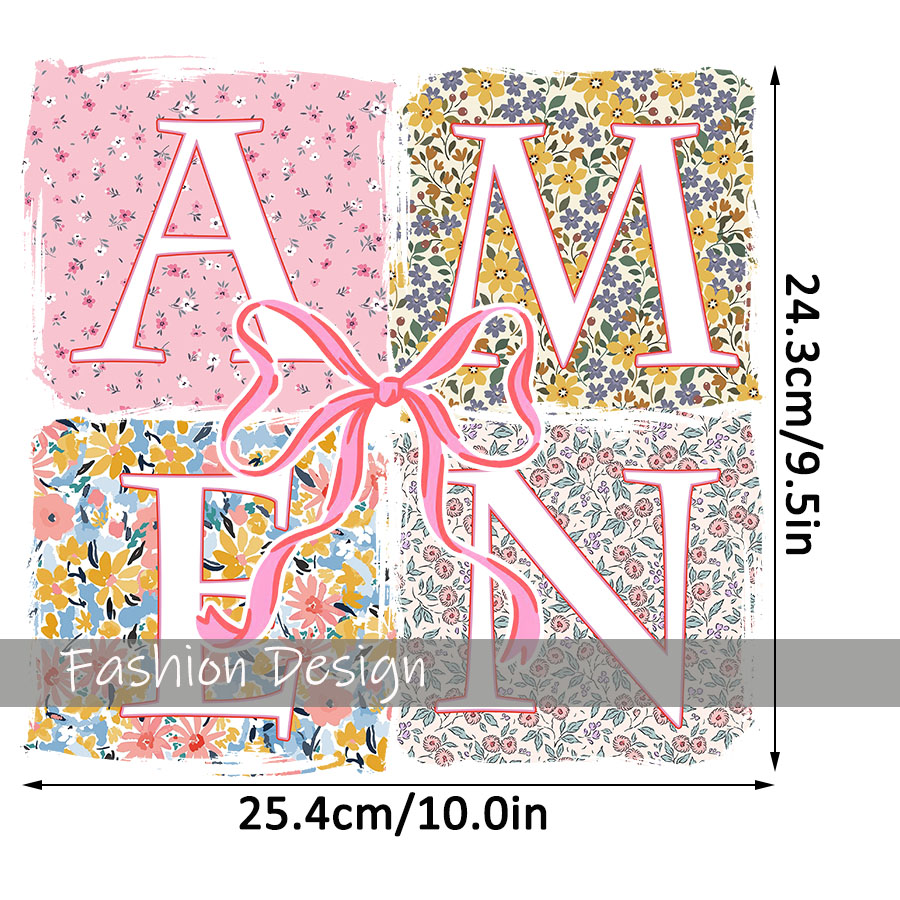 Floral Amen Bible Verses DIY I - đánh giá và giá Decorative Throw Pillow