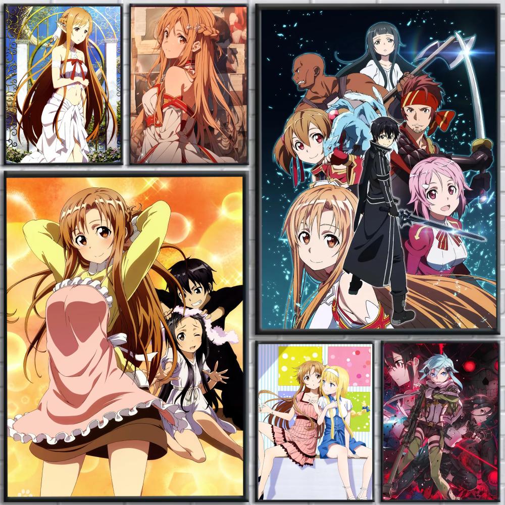 S-sword Art Online Anime Poste - đánh giá và giá Home Decor Online Free