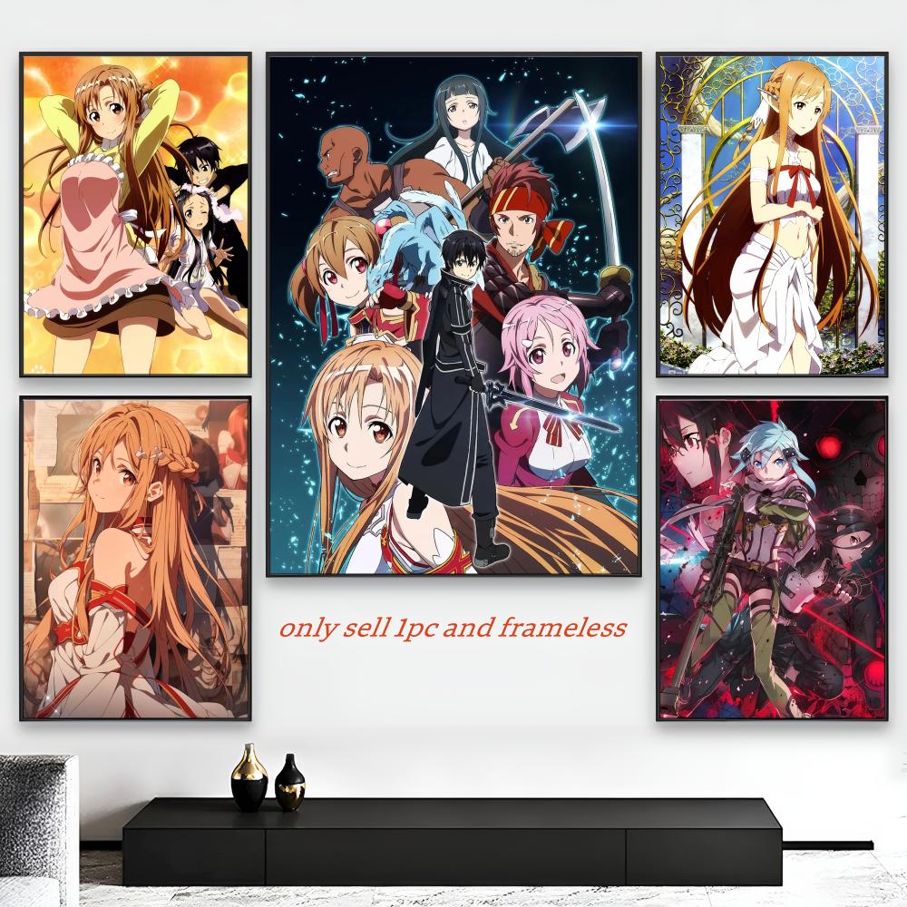 S-sword Art Online Anime Poste - đánh giá và giá Home Decor Online Free