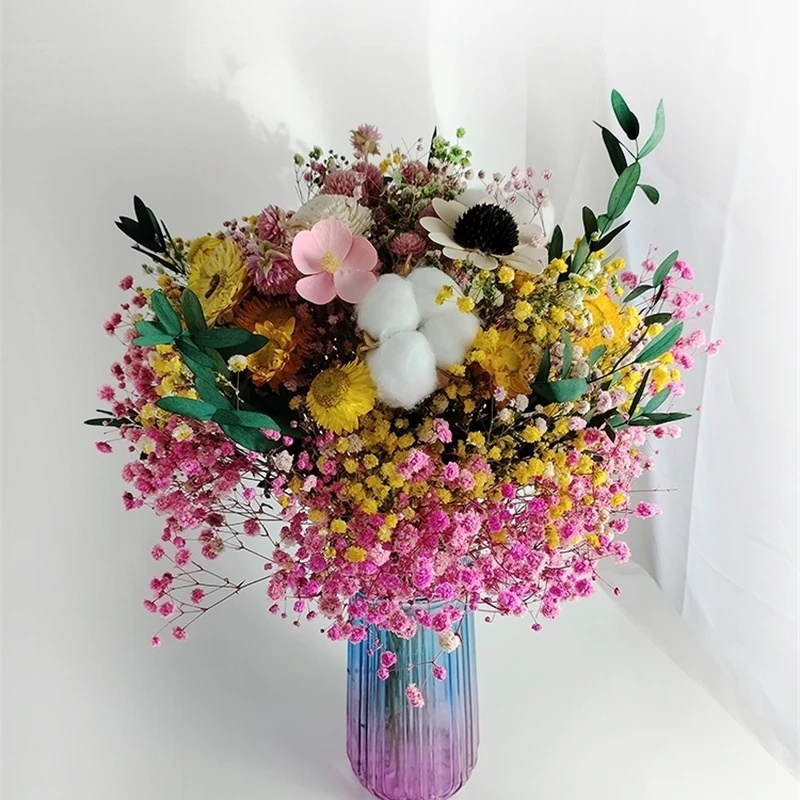 Natural Dried Flower Gypsophil - đánh giá và giá Dried Flower Bouquet